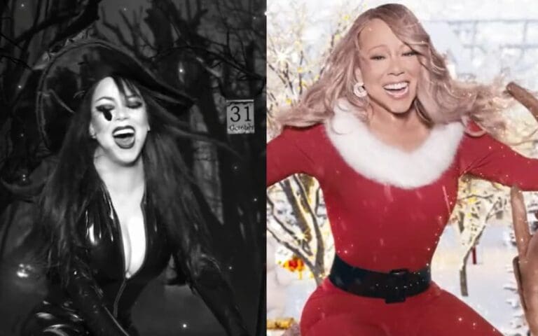 VIDEO Mariah Carey dice adiós a Halloween y da la bienvenida a la Navidad