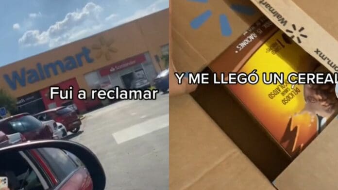 Walmart: Compra una laptop en línea y le llegó una caja de cereal