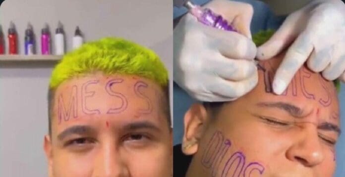 Un fan, eufórico y emocionado por el campeonato mundial, decidió tatuarse 