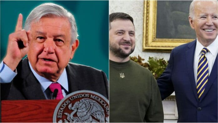AMLO reprocha a Biden por recibimiento a Zelenski
