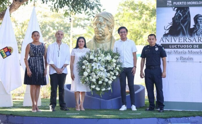 ENCABEZA BLANCA MERARI CONMEMORACIÓN DEL 207 ANIVERSARIO LUCTUOSO DE JOSÉ MARÍA MORELOS Y PAVÓN 