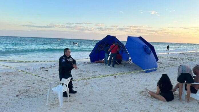 Muere mujer ahogada en playa de Xpu-Ha