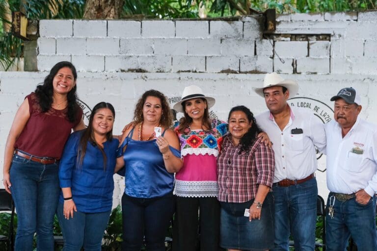 Apoya gobierno de Mara Lezama a las y los productores pecuarios y apícolas