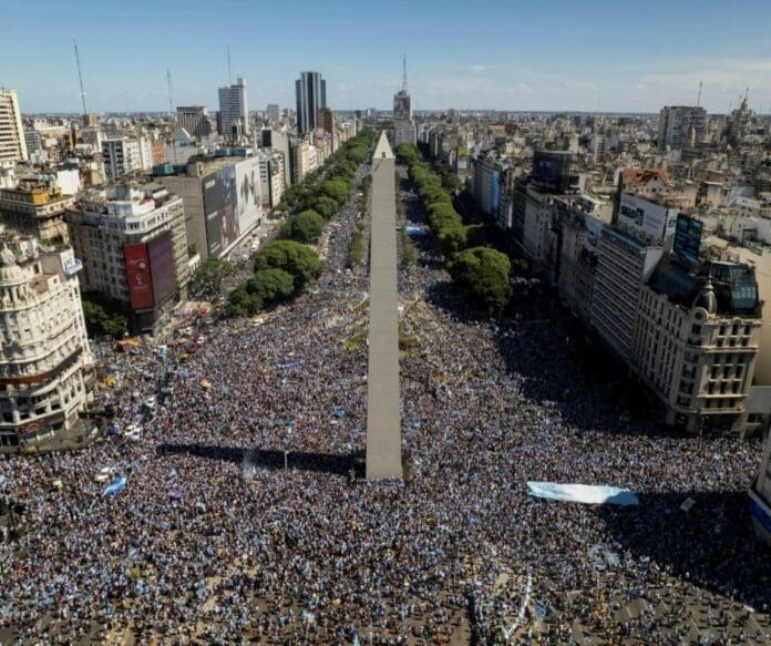 Así han sido los festejos en Argentina tras ganar el Mundial Qatar 2022