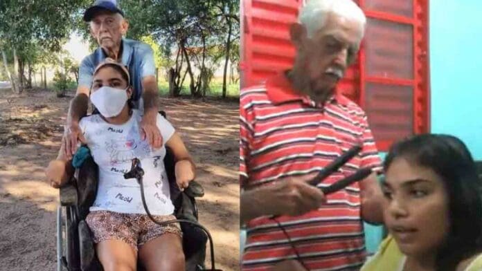 VIDEO: Abuelito aprende a maquillar para ayudar a su nieta con parálisis a ser influencer
