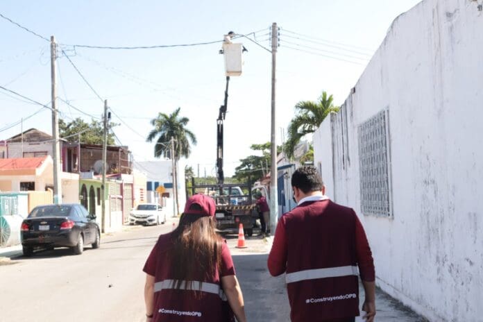 Suma ayuntamiento de OPB una colonia más a la lista de cumplir con el alumbrado público