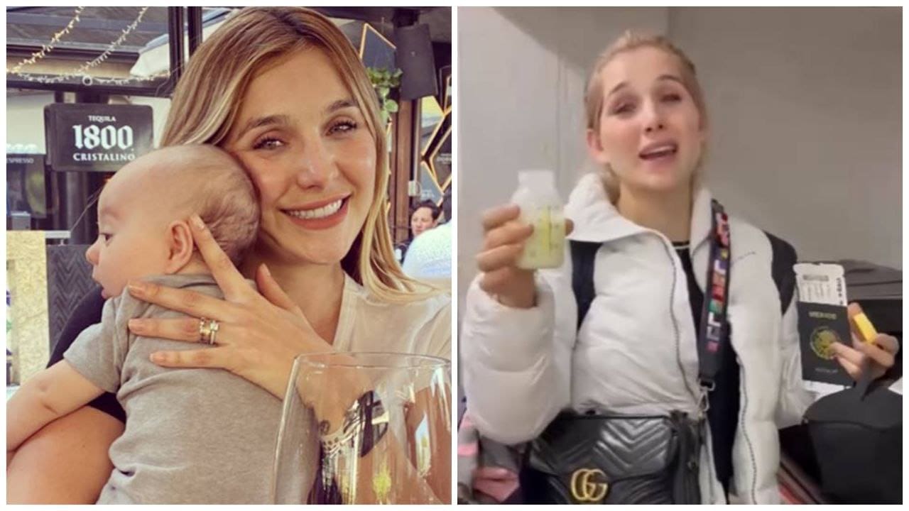 Esposa de Poncho De Nigris denuncia que en el AICM la obligaron a tirar su leche materna