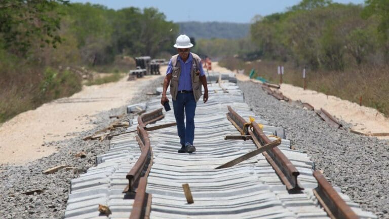 Enterrarán pilotes en 78 kilómetros del Tramo 5 del Tren Maya