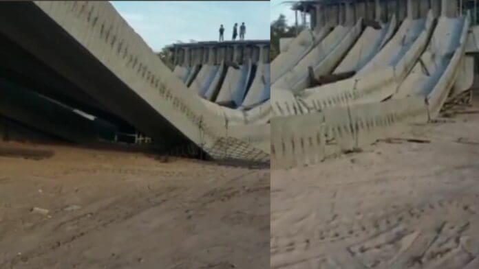 VIDEO: Se cae el puente Quelite a pocos días de inaugurarse en Sinaloa