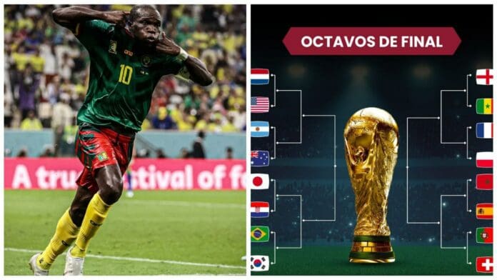 Camerún derrota 1-0 a Brasil, pero queda fuera de octavos; así quedó el cuadro de octavos de final