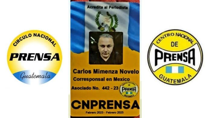 Carlos Mimenza se dice periodista de un medio de comunicación 