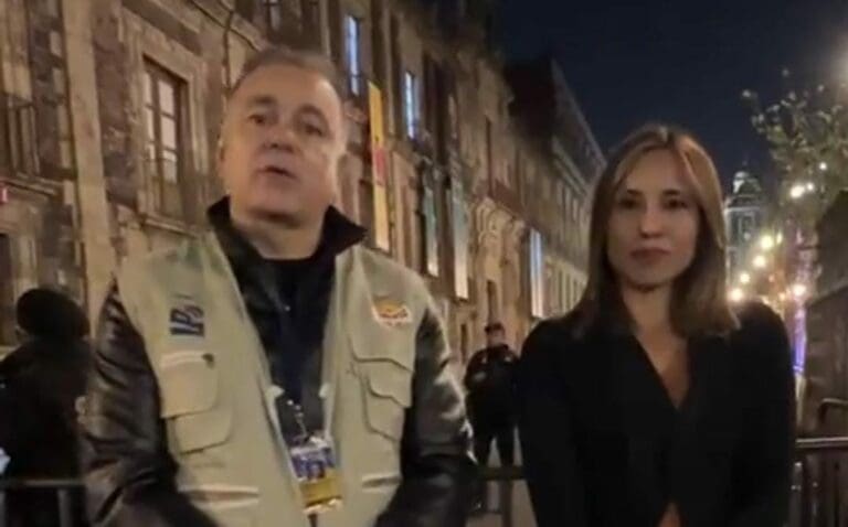 Carlos Mimenza, prófugo, se hace pasar como periodista para intentar entrar a la mañanera