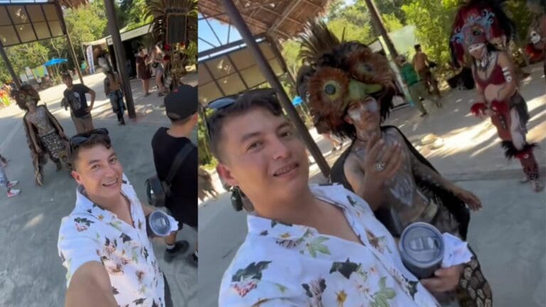 VIDEO: Cobran hasta 300 pesos a turistas por fotos en Tulum