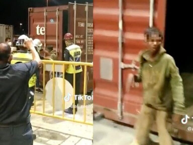 Video: Menor juega a las escondidas y termina en Malasia; pasó seis días en un contenedor