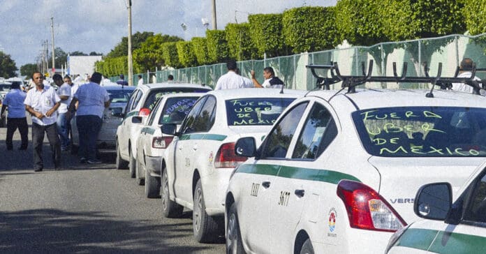 Taxistas de Cancún amenazaron a choferes de Autocar; interpondrán séptima denuncia contra ellos 