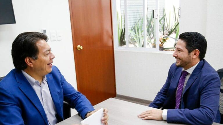 Seguiremos trabajando por la transformación de Q. Roo, asegura Renán Sánchez durante un encuentro con Mario Delgado