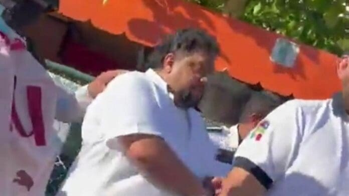 Nuevo incidente contra Uber; detienen a 2 taxistas en Zona Hotelera de Cancún por golpear a turista