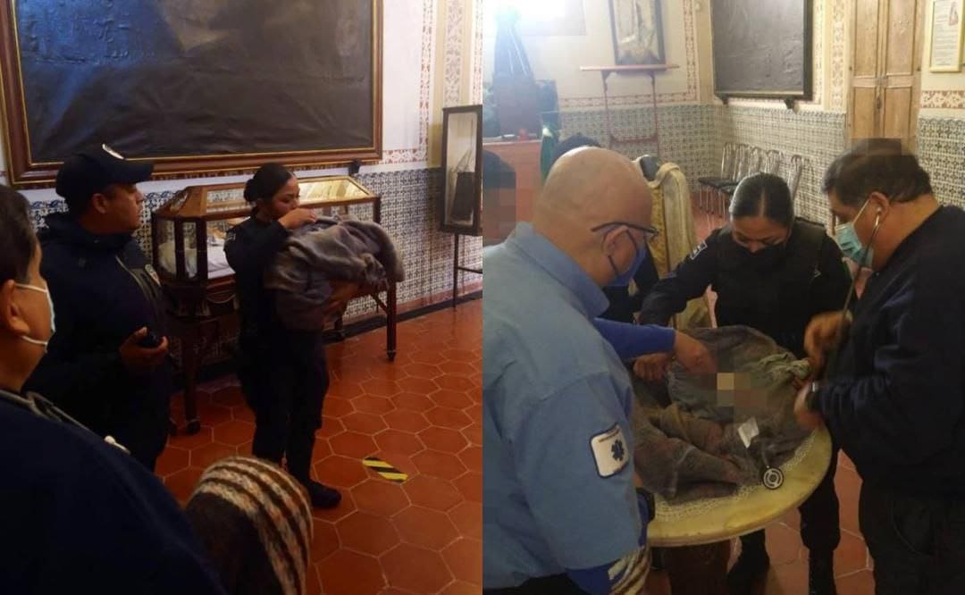 Abandonan a recién nacida en iglesia del Barrio de Tlaxcala en San Luis Potosí