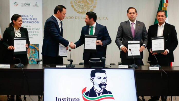 Suscribe el diputado Renán Sánchez convenio de colaboración con el Instituto Belisario Domínguez