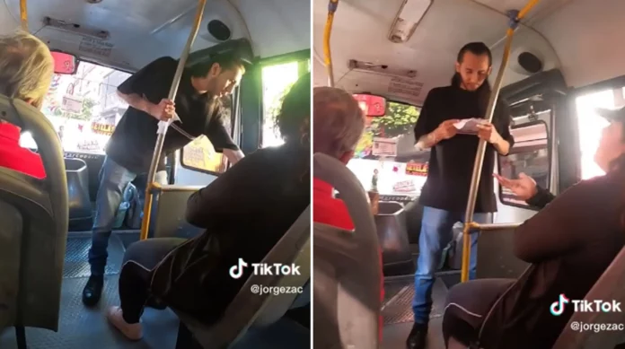 Asaltante olvida diálogo y se pone nervioso durante atraco a camión: 