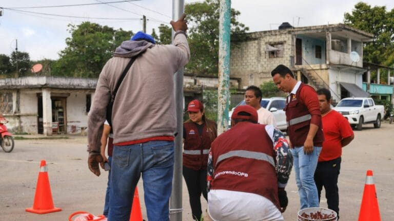 Alumbrado público eficiente para comunidades rurales de OPB