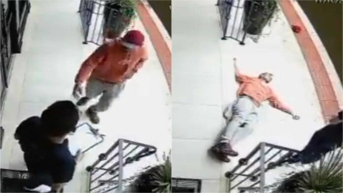 Hombre mata a asaltante con puñetazo