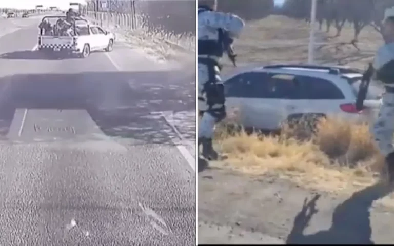 VIDEO: Guardia Nacional dispara contra jóvenes en Chihuahua por no detenerse