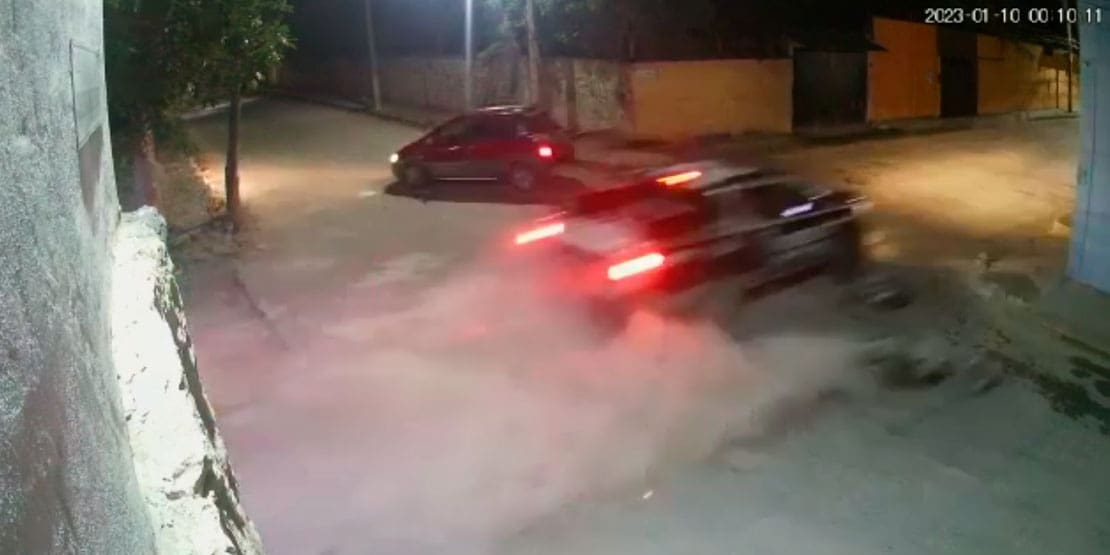 Difunden video de persecución en Bonfil que dejó un motociclista fallecido 