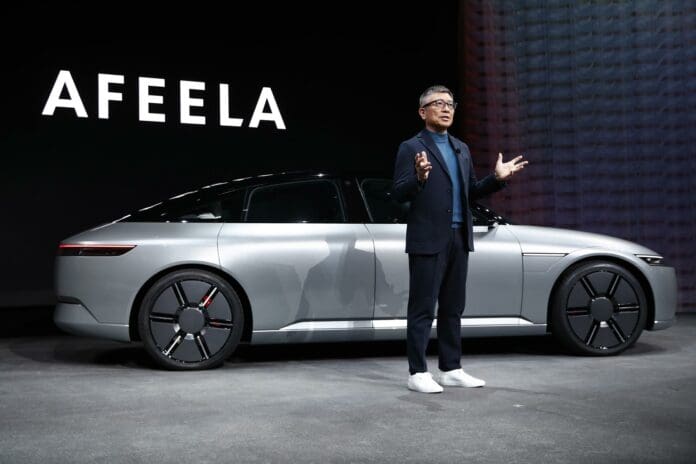 CES 2023: Honda y Sony crean 'Afeela', una nueva marca de autos inteligentes