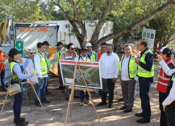 Supervisa SICT proyectos que se construyen en Cancún como bulevar Colosio y Puente Nichupté