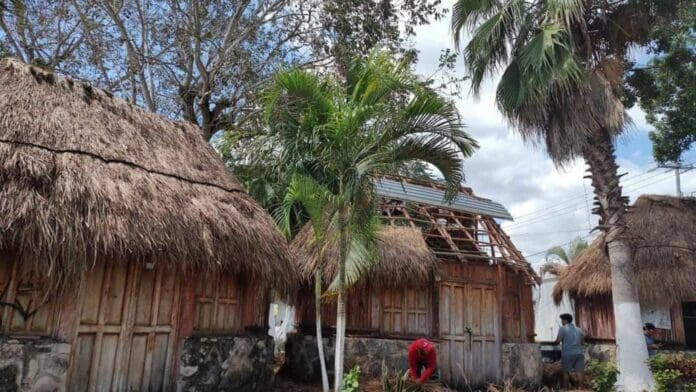 Rehabilitan Las Palapas del parador turístico de Leona Vicario