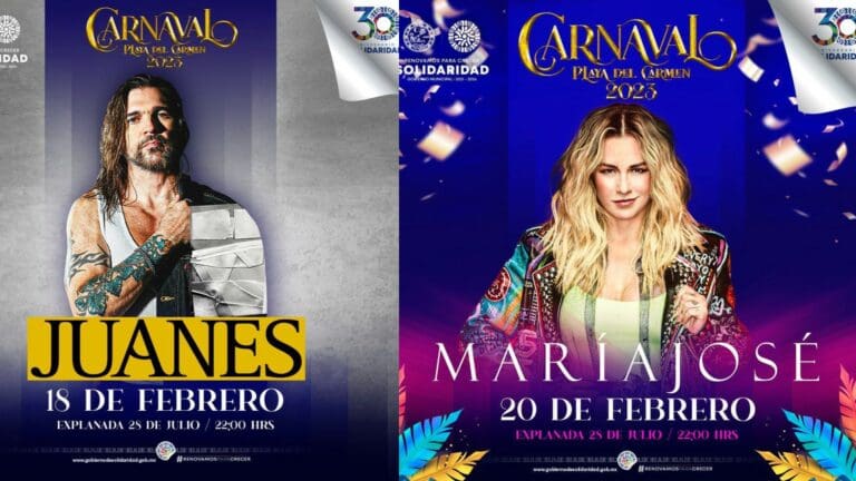Celebran Carnaval con grandes conciertos de María José y Juanes
