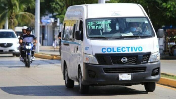 Transporte público se ve rebasado en Playa del Carmen; probarán vehículo inclusivo y eléctrico