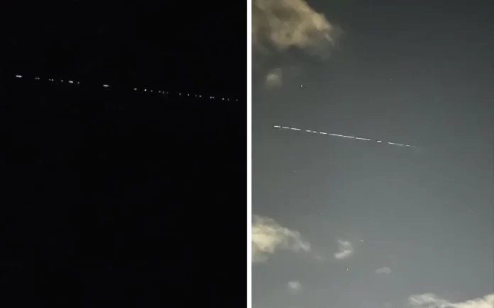 VIDEO No son OVNIS, es la nueva misión de SpaceX