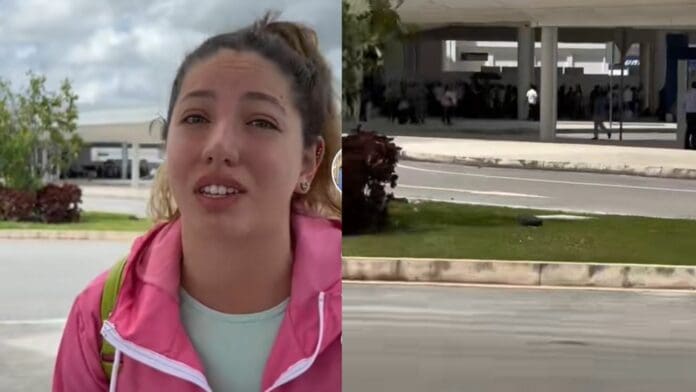 VIDEO: Turista denuncia acoso de los taxistas en el Aeropuerto Internacional de Cancún
