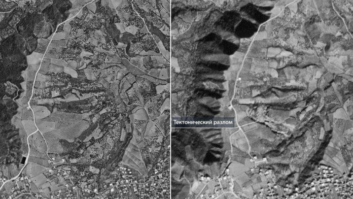 Captan desde el espacio una enorme falla tectónica tras los terremotos en Turquía