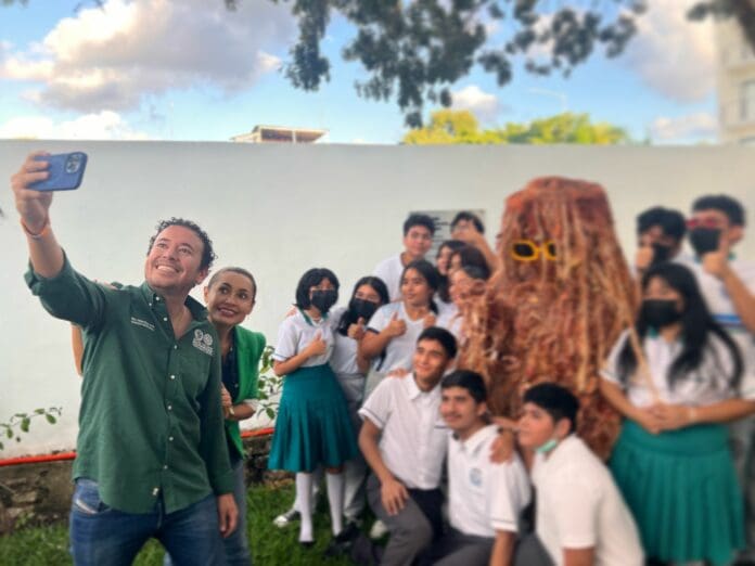 Recuperan jardín de lectura comunidad académica, Síndico, ZOFEMAT y Don Sargazo