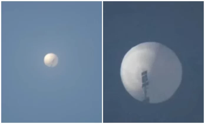 EEUU derriba globo espía de China en operativo de seguridad