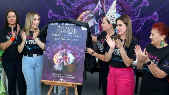 Presenta DIF Solidaridad cartel de Damas en Carnaval 2023