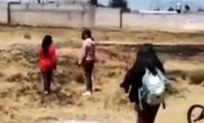 ¡Pégale con los nudillos! Registran otra pelea de alumnas de secundaria, ahora en Almoloya