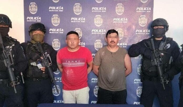 Anuncian detención de dos sujetos en vehículo presuntamente usado para secuestro de empresario