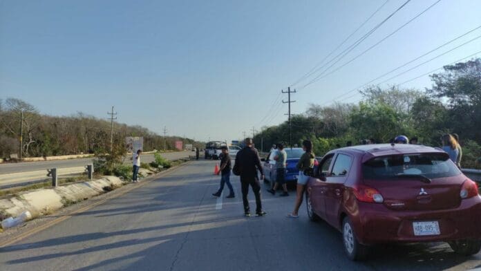 Muere hombre arrollado en la carretera Tulum-Playa del Carmen