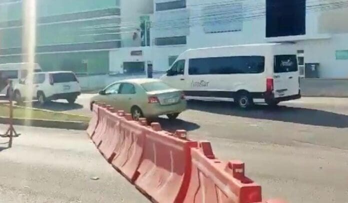 Anuncian nuevos ajustes viales por obras en el bulevar Colosio de Cancún