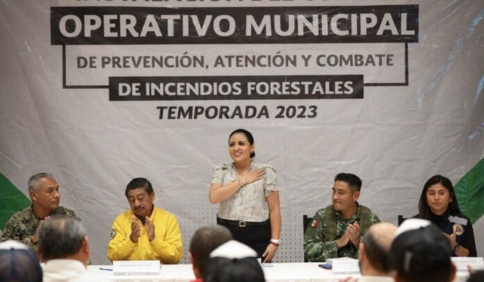 Instala Blanca Merari el comité operativo de prevención, atencion y combate de incendios forestales
