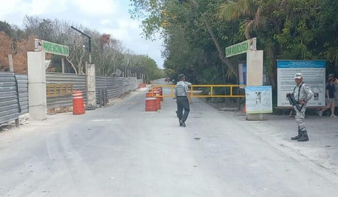 Restringen acceso al Parque Nacional Tulum por operativo