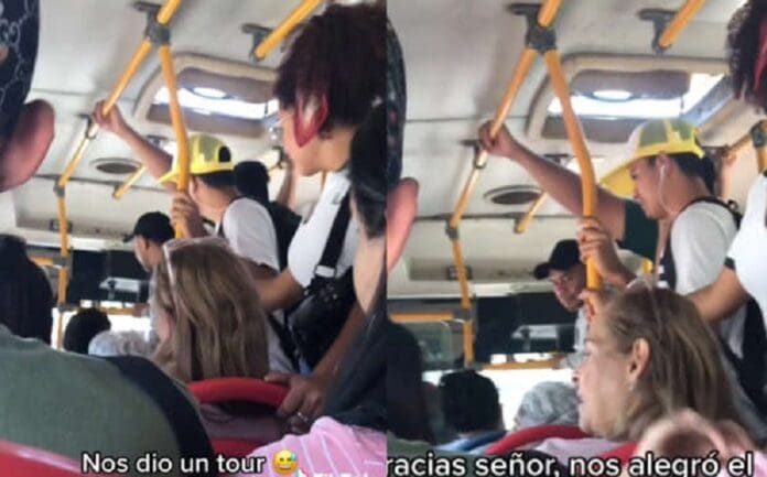 Video: Chofer se equivoca de ruta en su primer día de trabajo y pasajeros lo ayudan