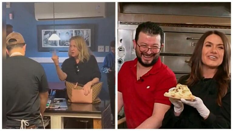 Pizzería recibe apoyo de la comunidad tras ataque racista