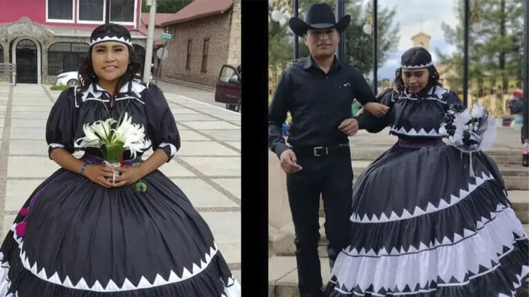 ¡XV Años virales! Quinceañera usa vestido inspirado en su cultura rarámuri