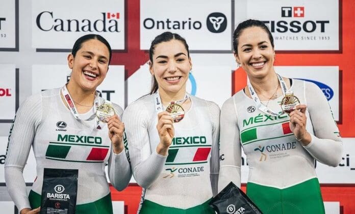 Ciclistas mexicanas ganan histórica medalla de oro en la Copa de Naciones