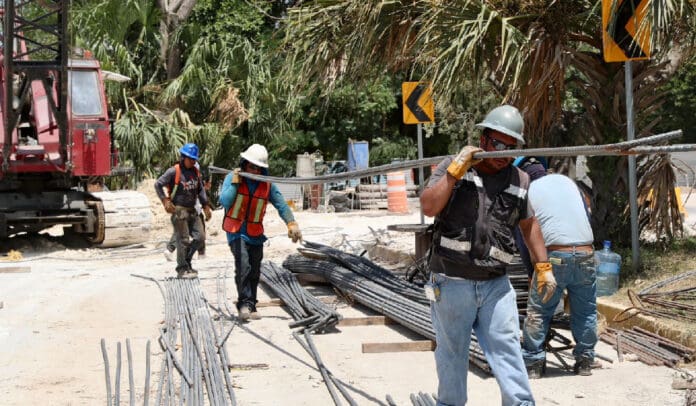 Obras con presupuesto histórico avanzan en Cancún